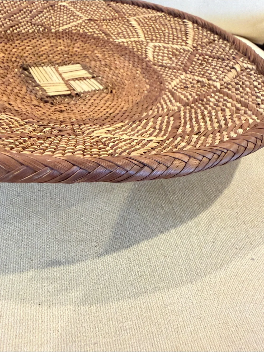 NEW Africa Woven Basket. Made by the Binga people of Zambia/Zimbabwe